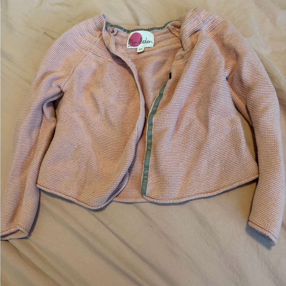 Mini Boden Light Pink Knit Sweater